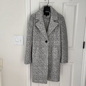 Banana Republic Gray and Black Coat - Size XS - NWOT